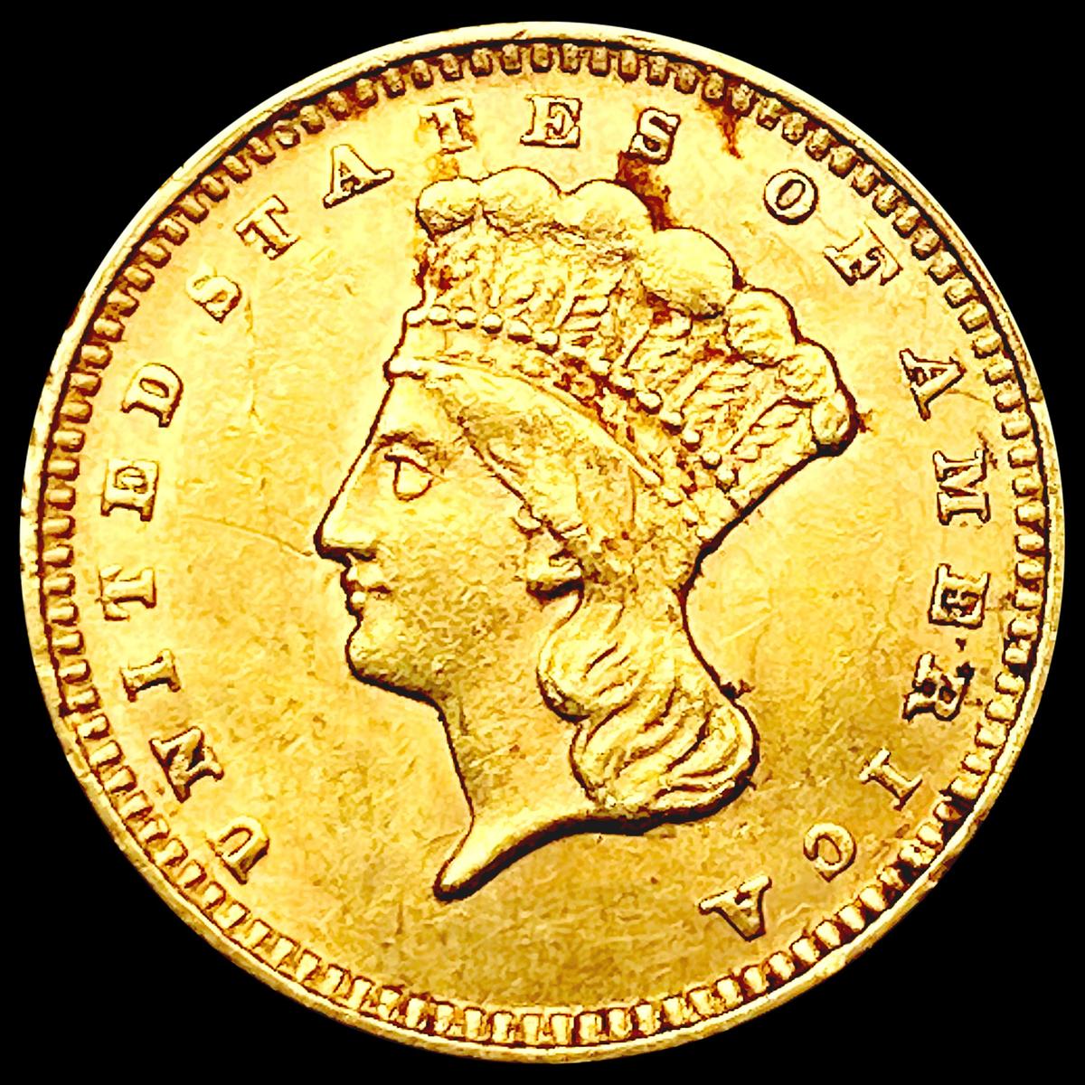 1874 Rare Gold Dollar CHOICE AU