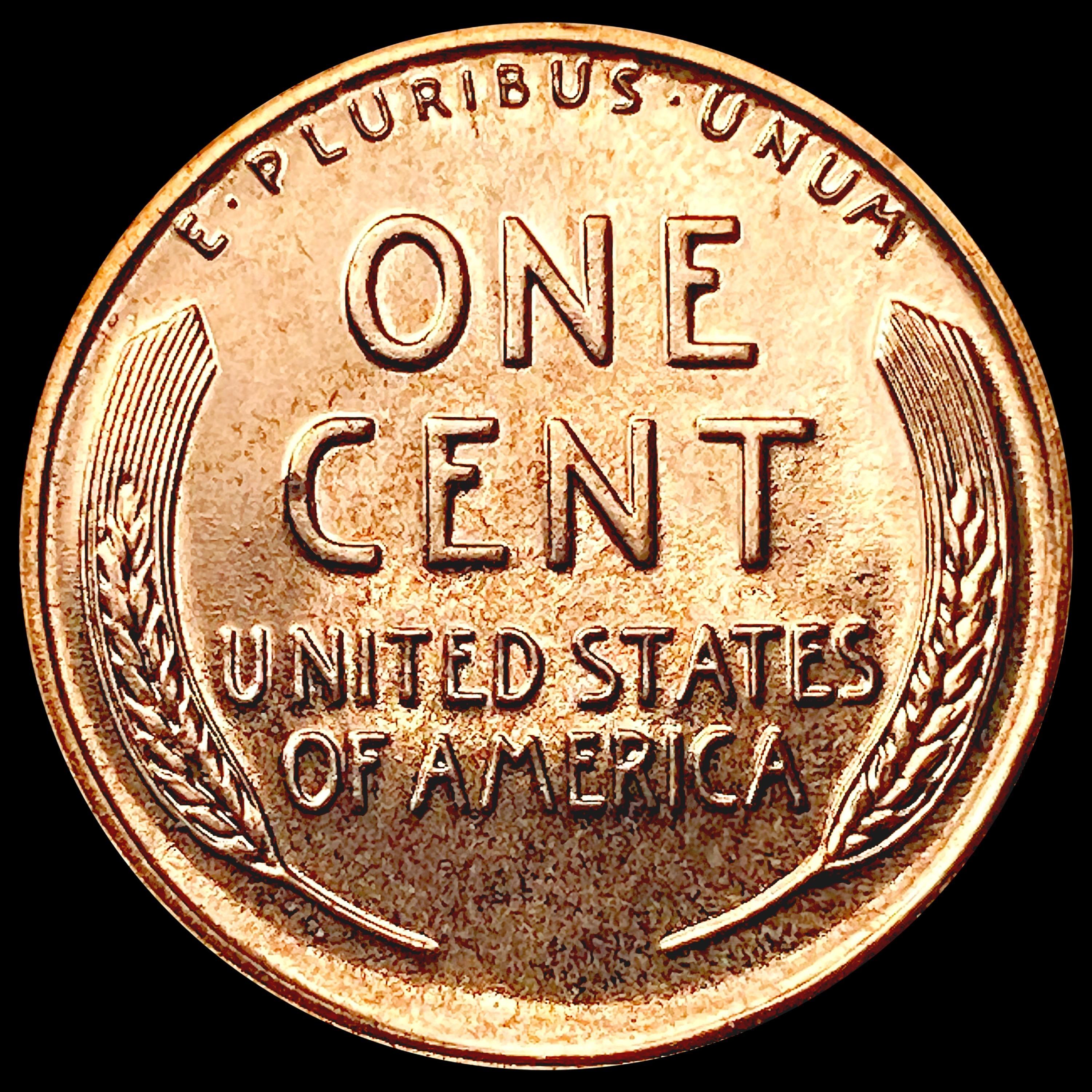 1952 RED Wheat Cent GEM PROOF
