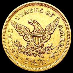 1853 $2.50 Gold Quarter Eagle CLOSELY UNCIRCULATED