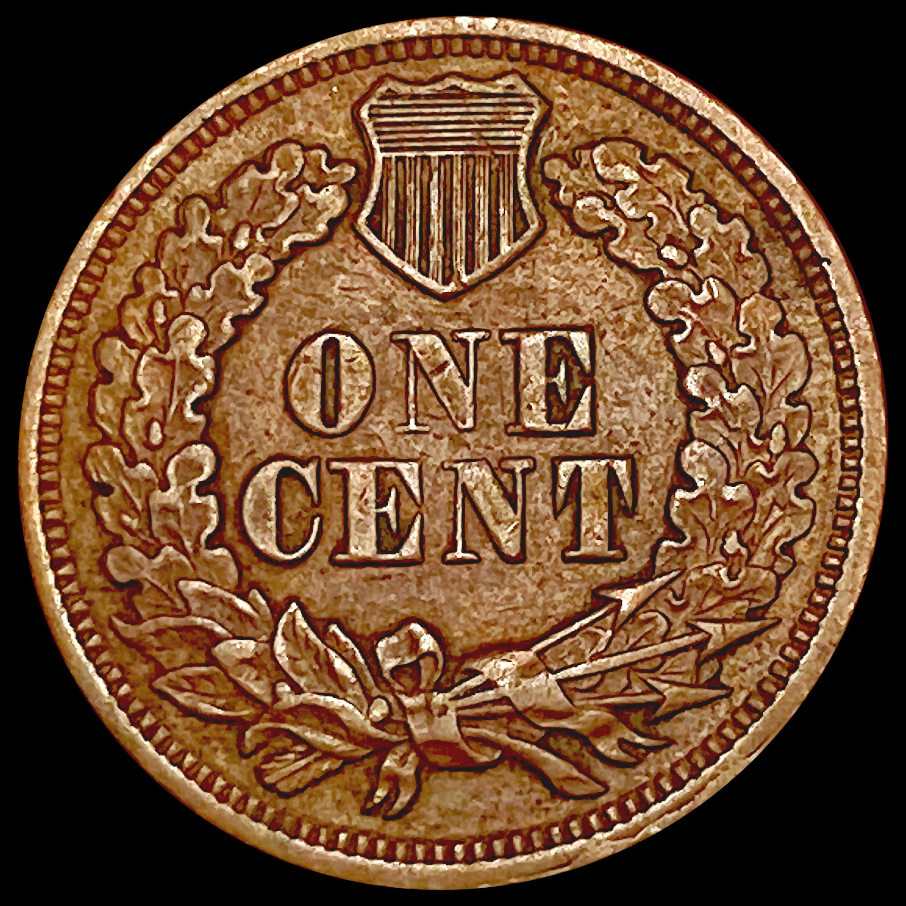 1866 Indian Head Cent NEARLY UNCIRCULATED