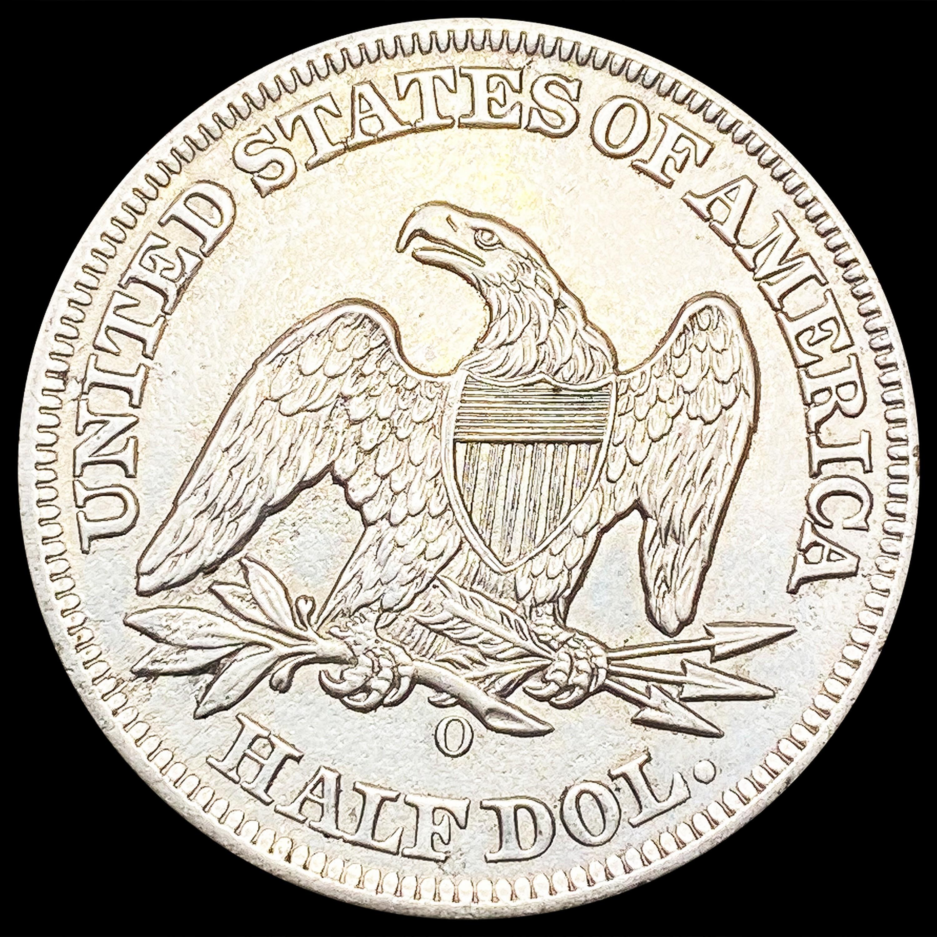 1858-O Seated Liberty Half Dollar CHOICE AU