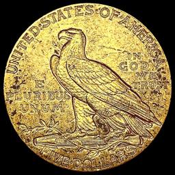 1909-D $5 Gold Half Eagle UNCIRCULATED