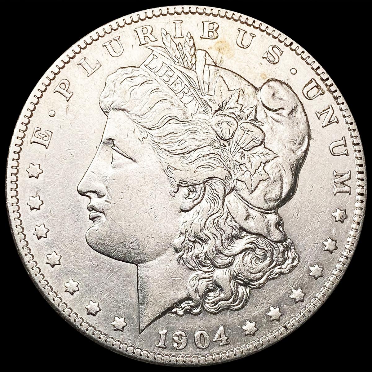 1904-S Morgan Silver Dollar CLOSELY UNCIRCULATED