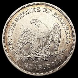 1840-O Seated Liberty Quarter CLOSELY UNCIRCULATED