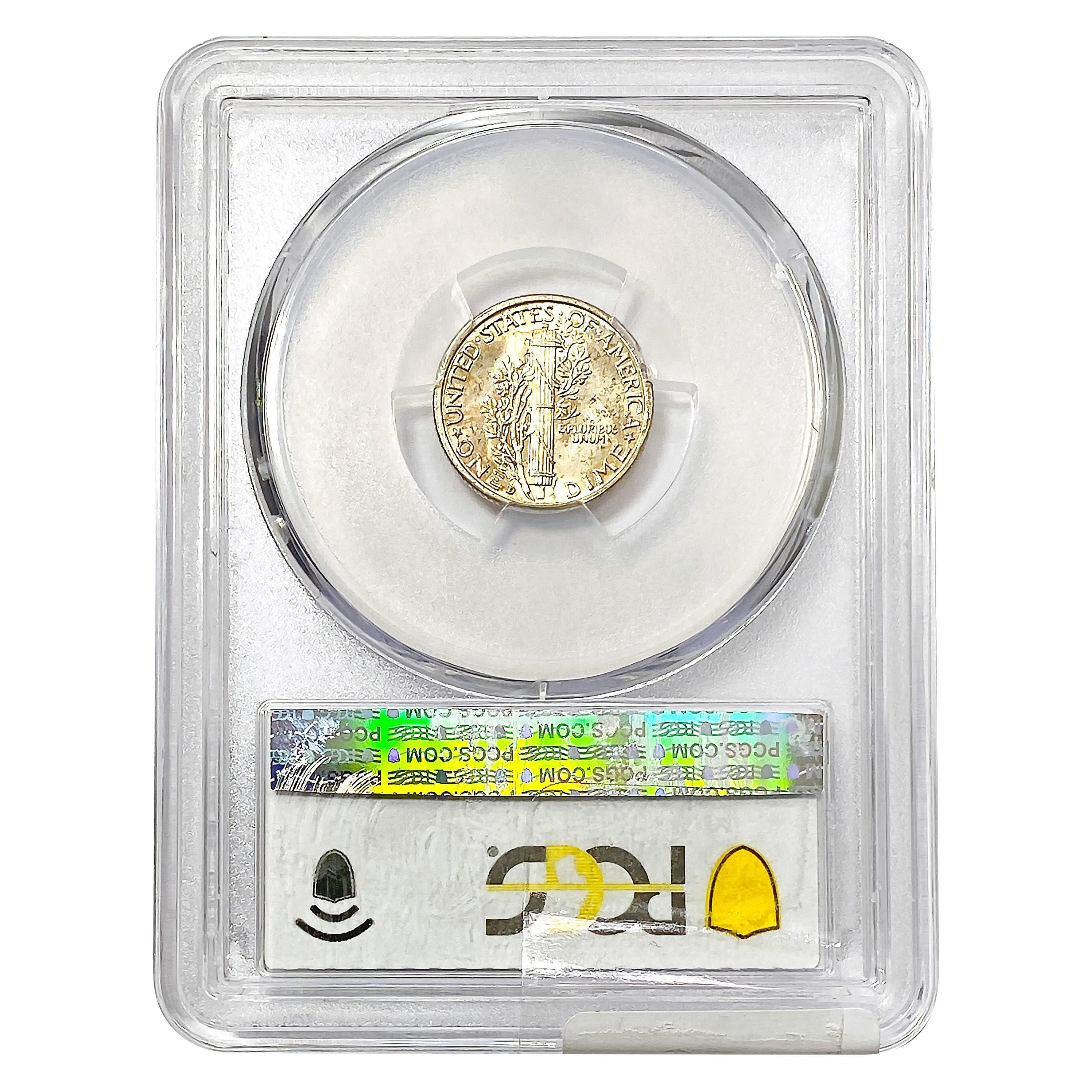 1940-D Mercury Silver Dime PCGS MS64 FB