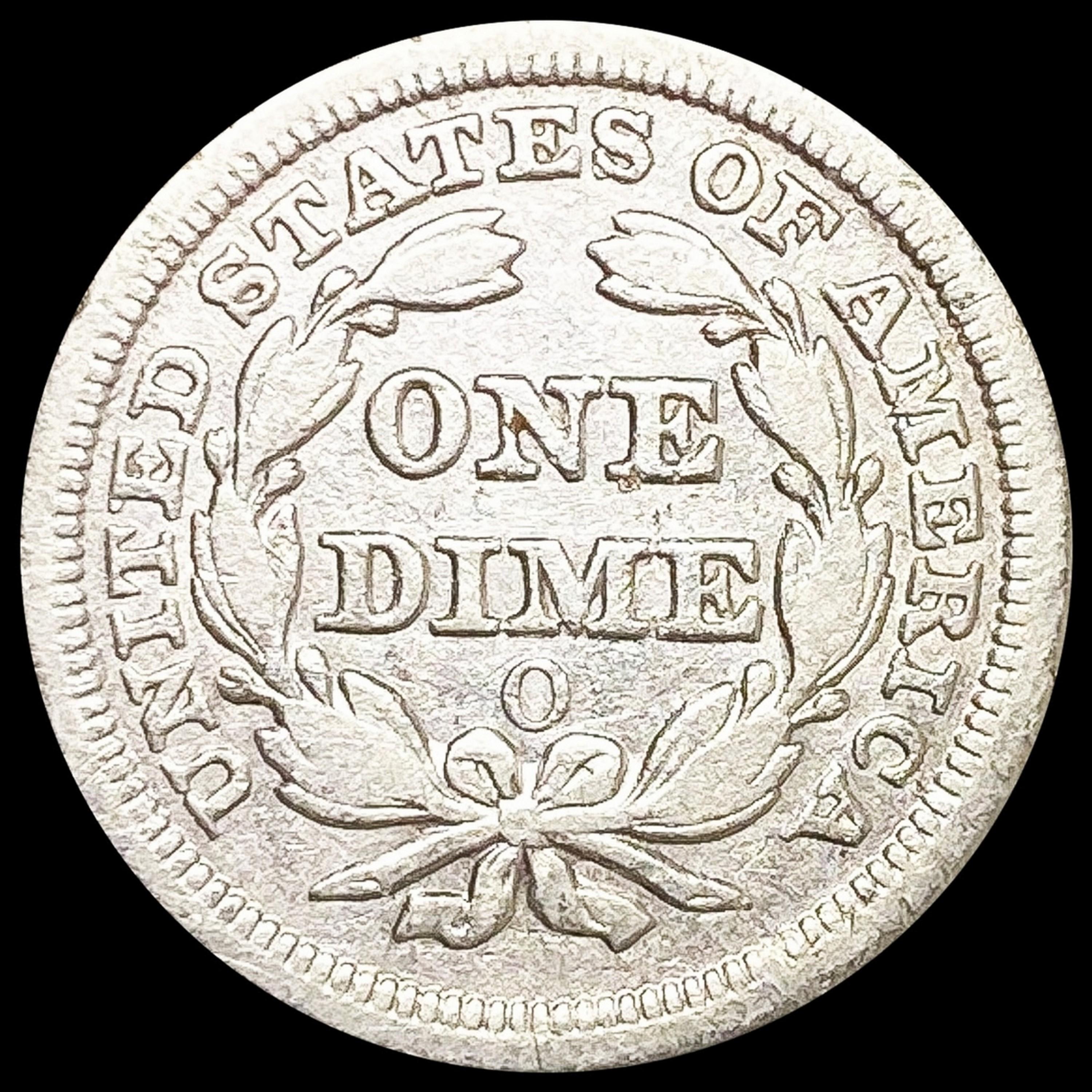 1856-O Seated Liberty Dime ABOUT UNCIRCULATED