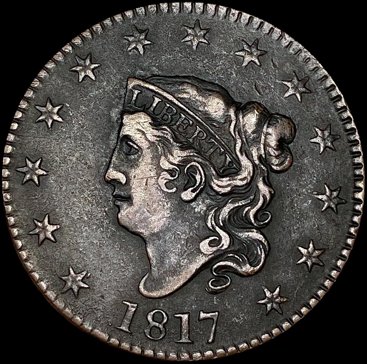 1817 Coronet Head Large Cent LIGHTLY CIRCULATED