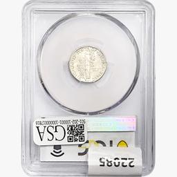 1943 Mercury Silver Dime PCGS MS66 FB