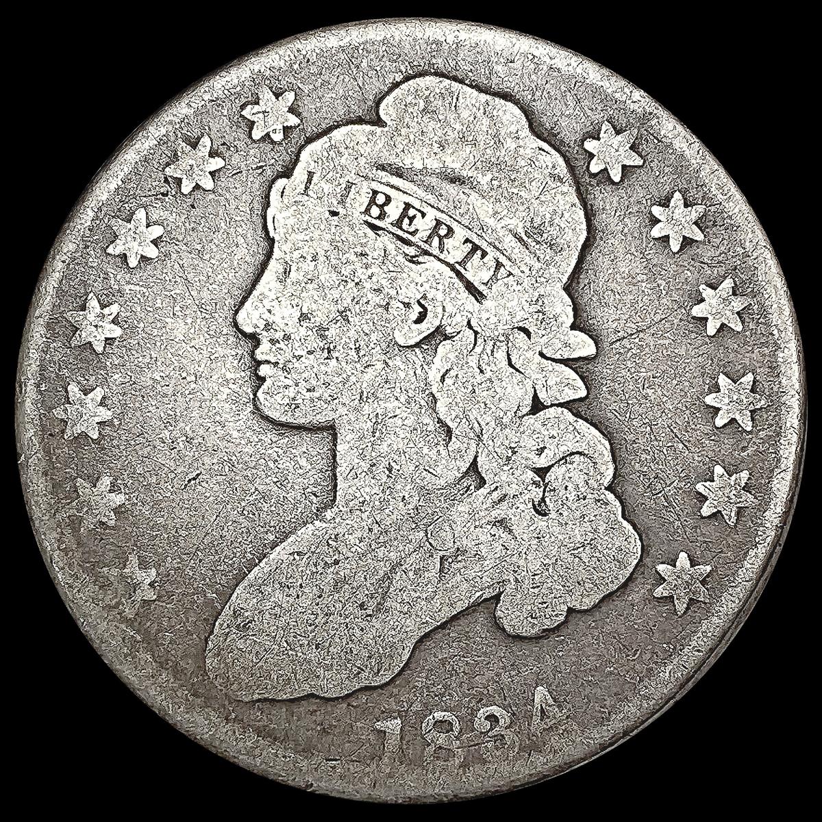 1834 Capped Bust Half Dollar NICELY CIRCULATED