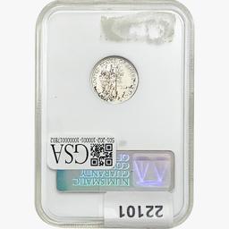 1940 Mercury Silver Dime NGC PF63