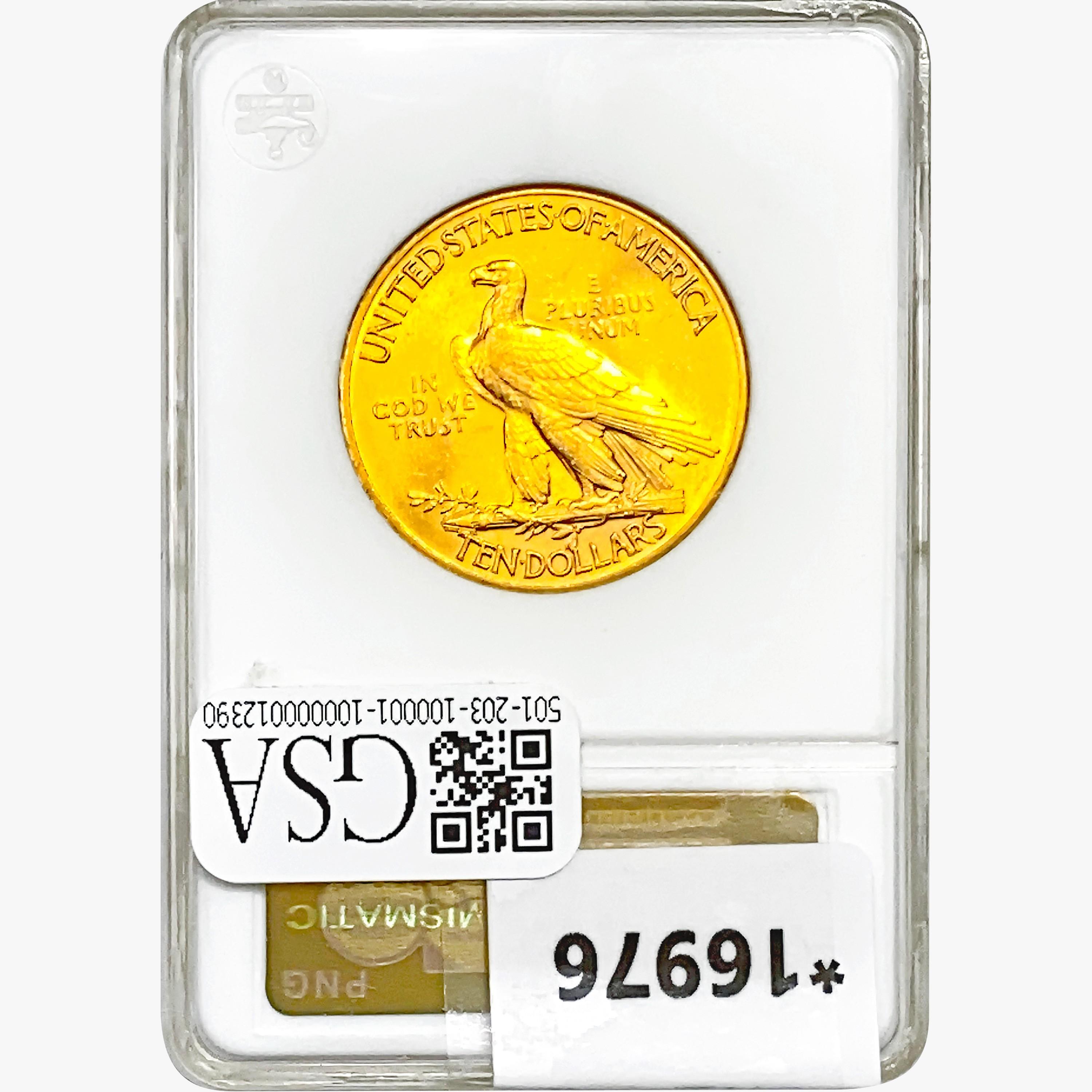 1932 $10 Gold Eagle PNG MS61