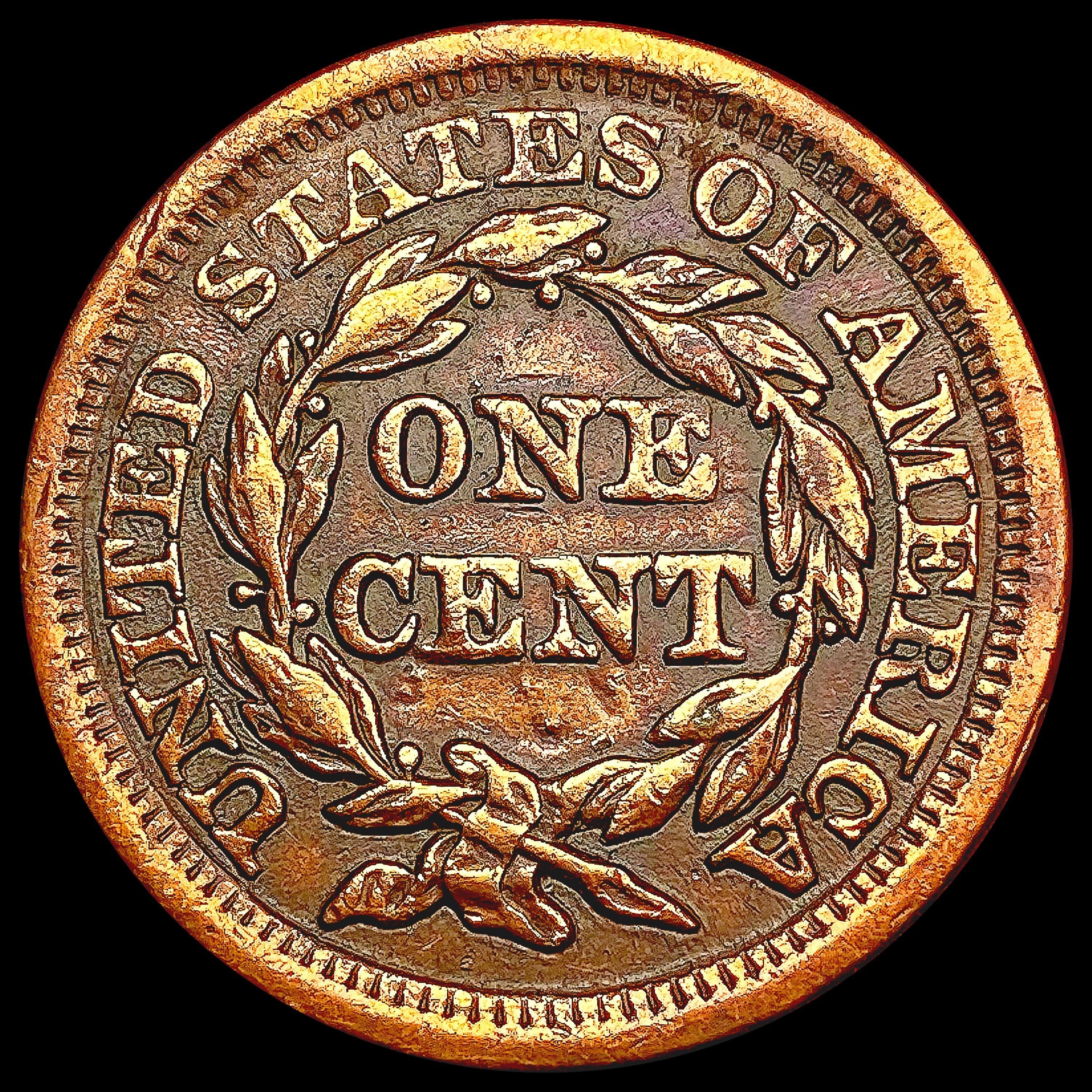 1853 Braided Hair Large Cent CLOSELY UNCIRCULATED