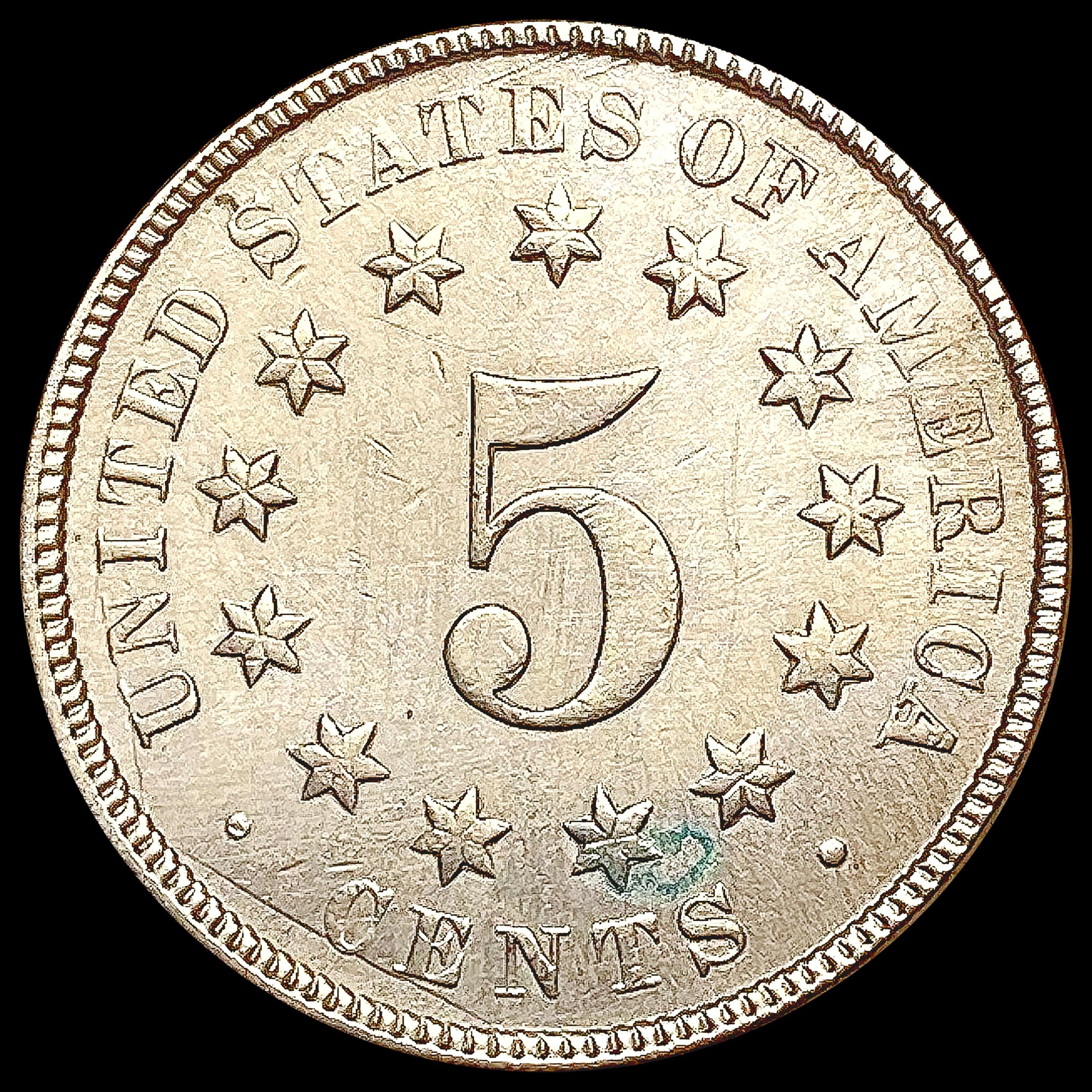 1874 Shield Nickel CLOSELY UNCIRCULATED