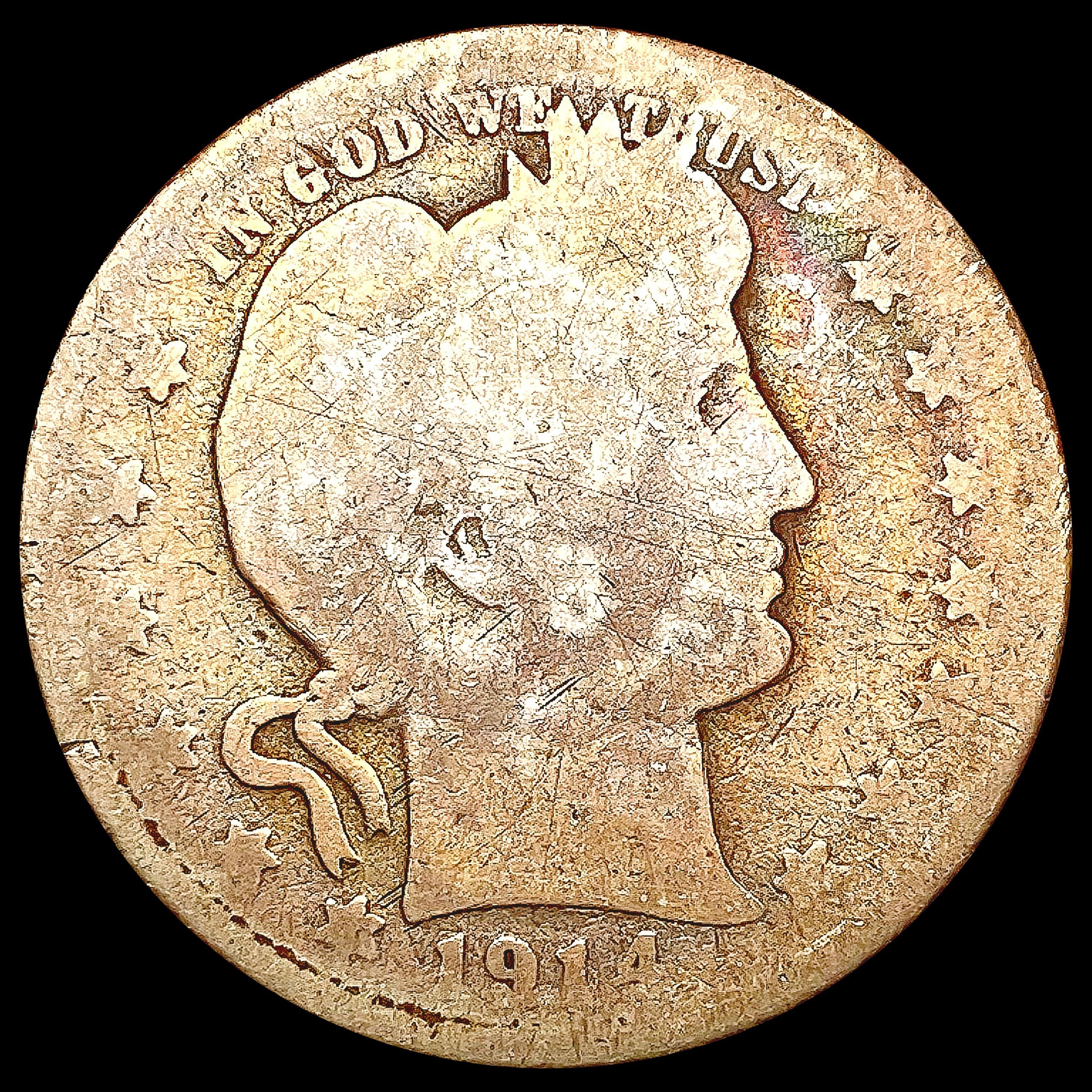 1914-S Barber Quarter NICELY CIRCULATED