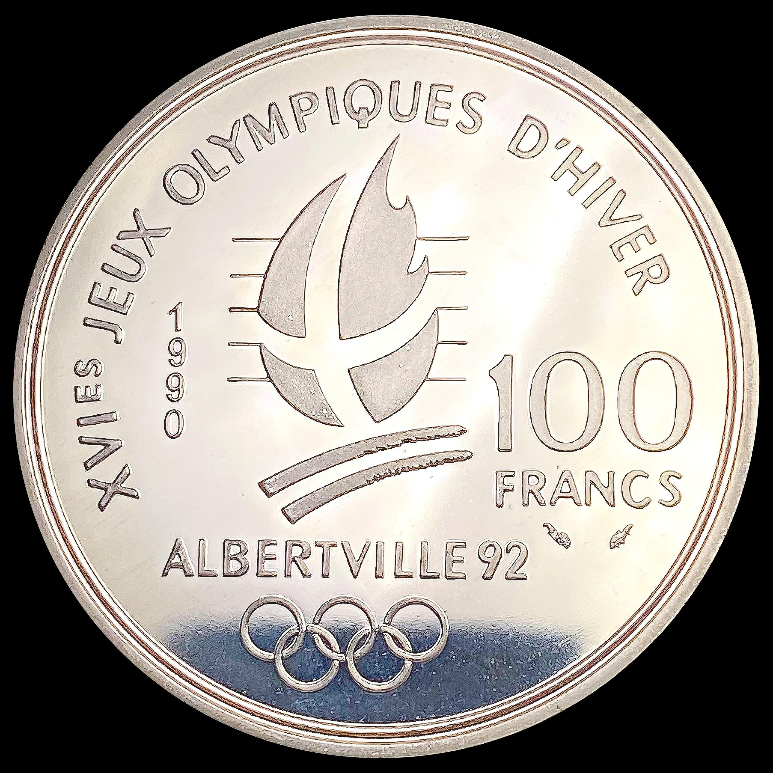 1990 France Silve100 Francs CHOICE PROOF