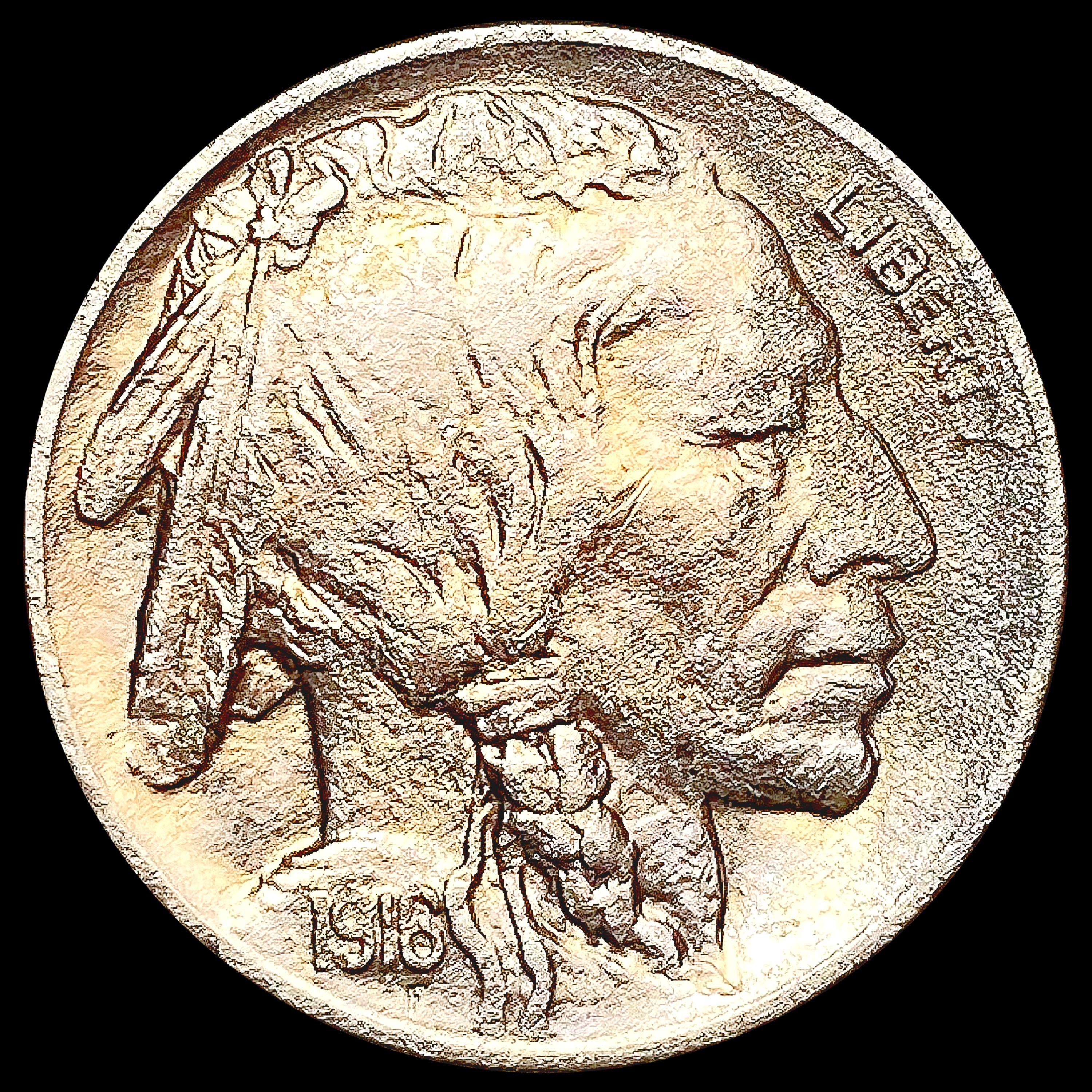 1916-S Buffalo Nickel CLOSELY UNCIRCULATED