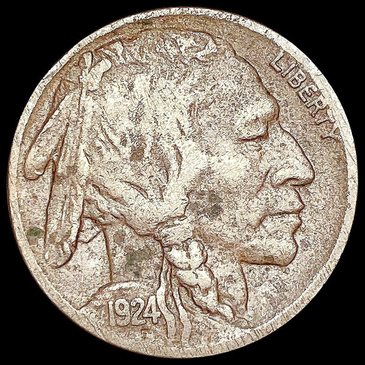 1924-D Buffalo Nickel NICELY CIRCULATED