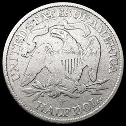 1875 Seated Liberty Half Dollar LIGHTLY CIRCULATED