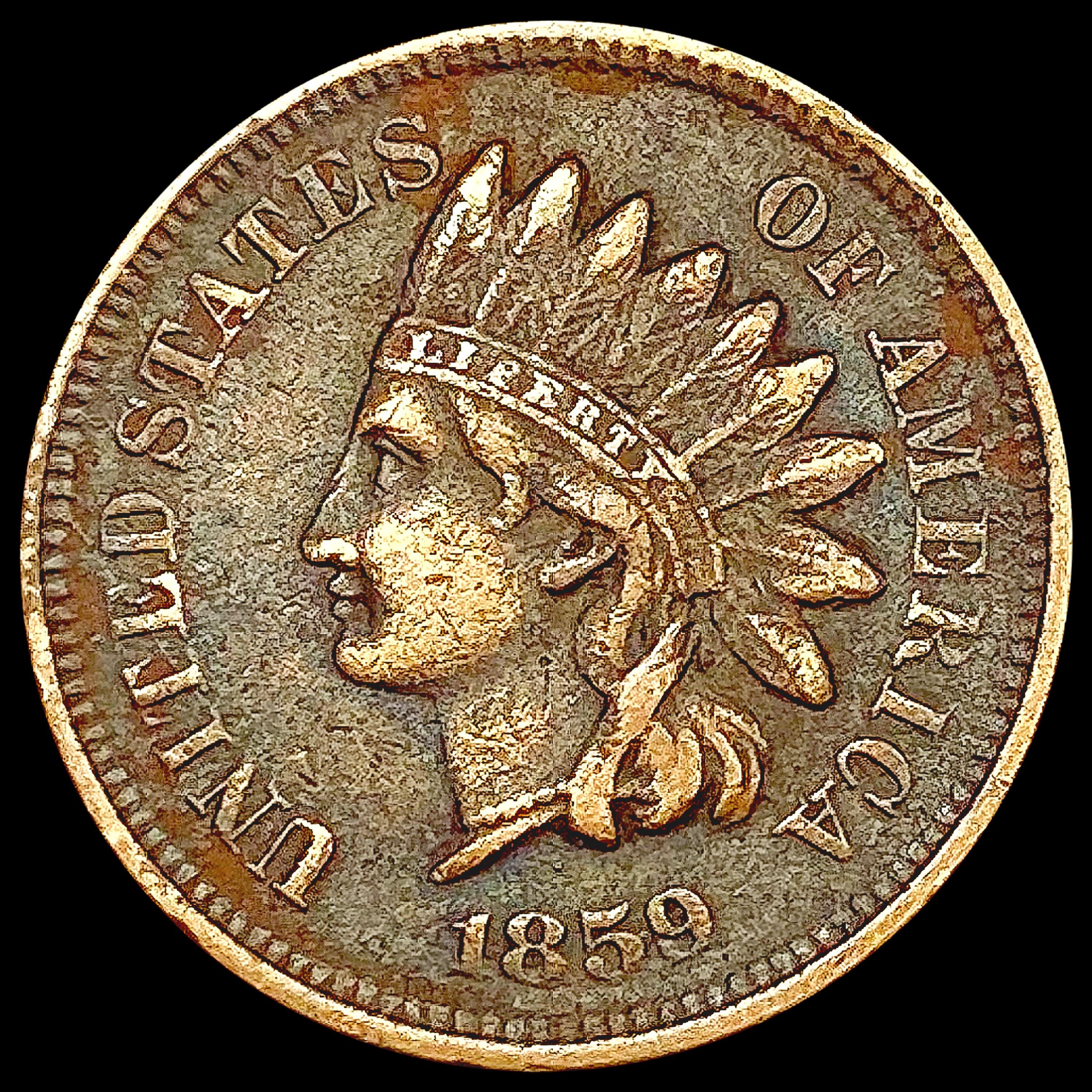 1859 Indian Head Cent LIGHTLY CIRCULATED