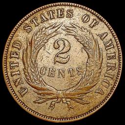 1870 Two Cent Piece CLOSELY UNCIRCULATED