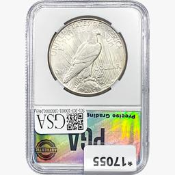 1928-S Silver Peace Dollar PGA MS64