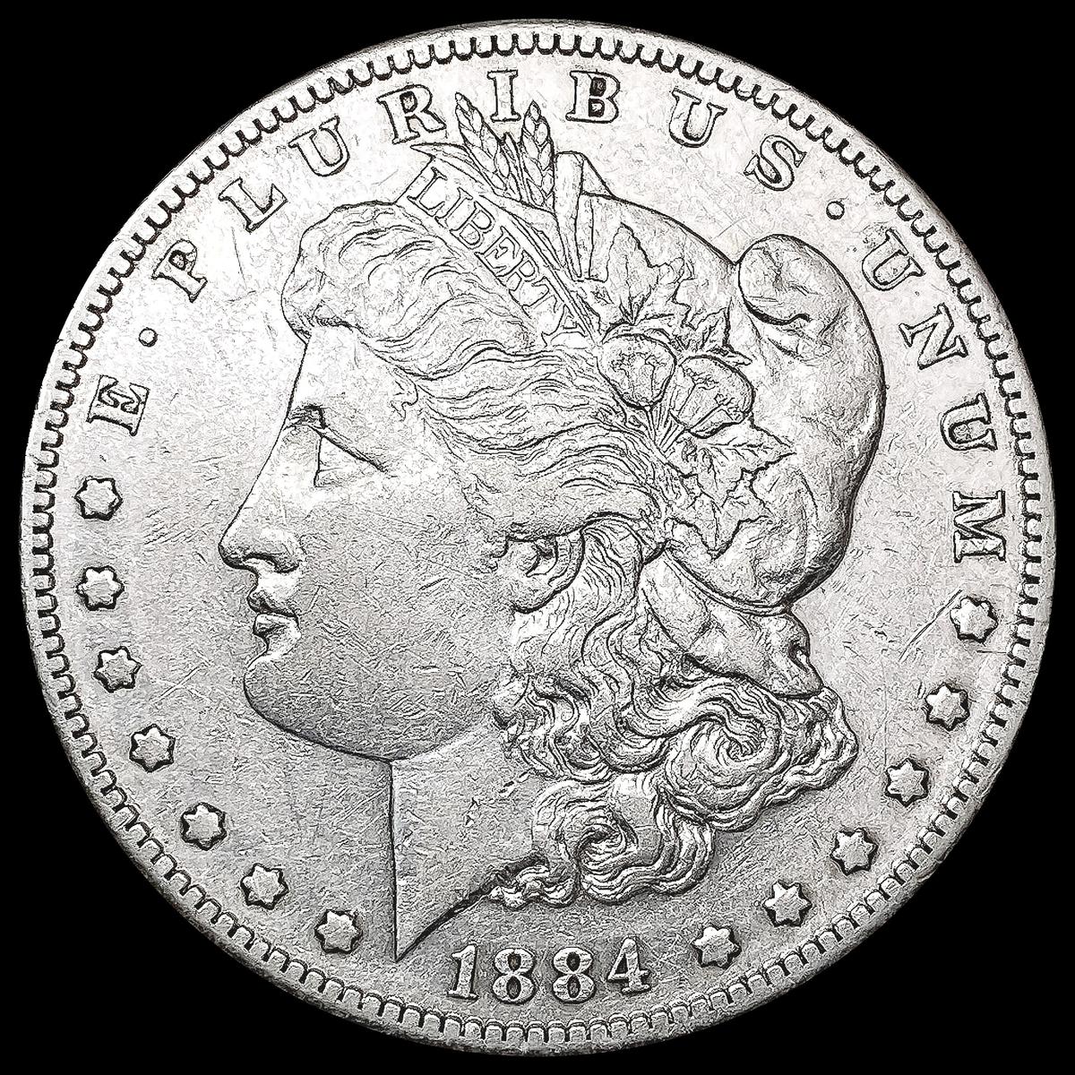 1884-S Morgan Silver Dollar CLOSELY UNCIRCULATED