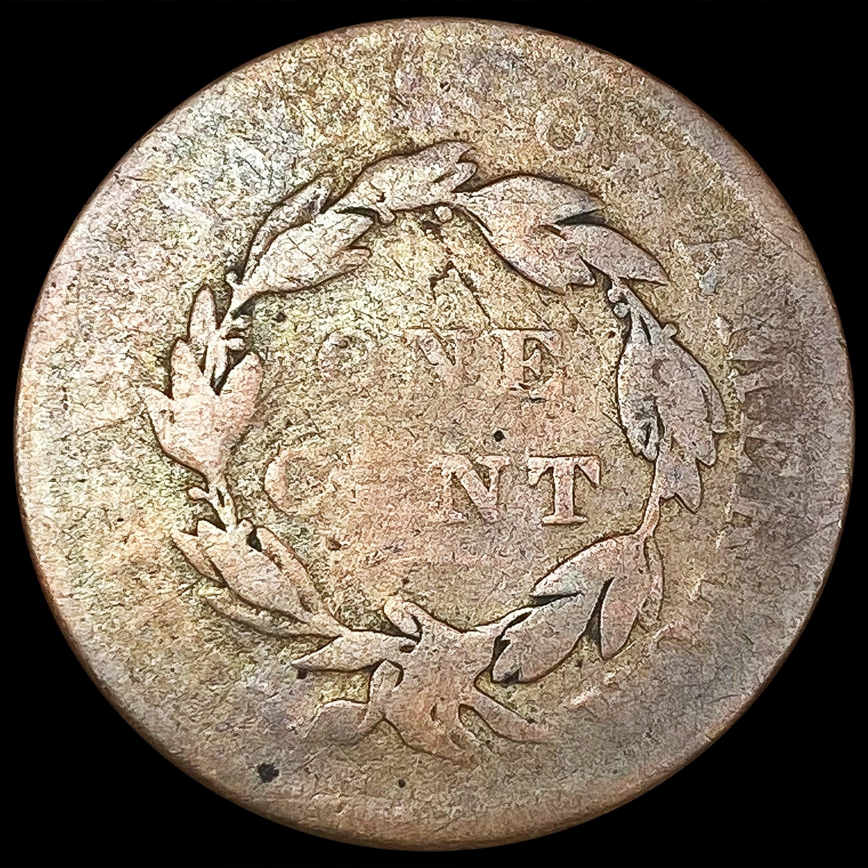 1834 Lg Stars Coronet Head Large Cent NICELY CIRCU