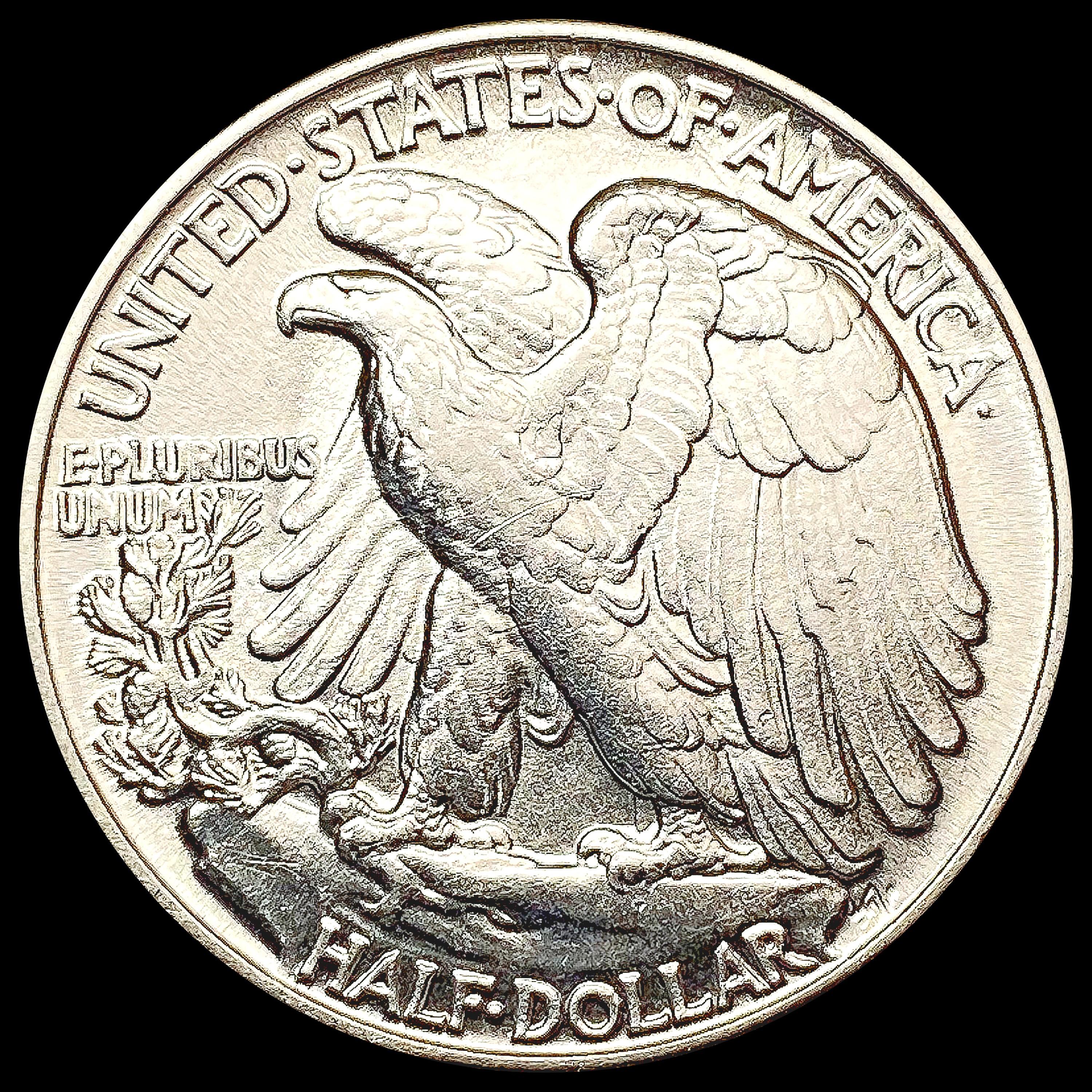 1945 Walking Liberty Half Dollar GEM BU