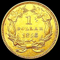 1856 Rare Gold Dollar CLOSELY UNCIRCULATED