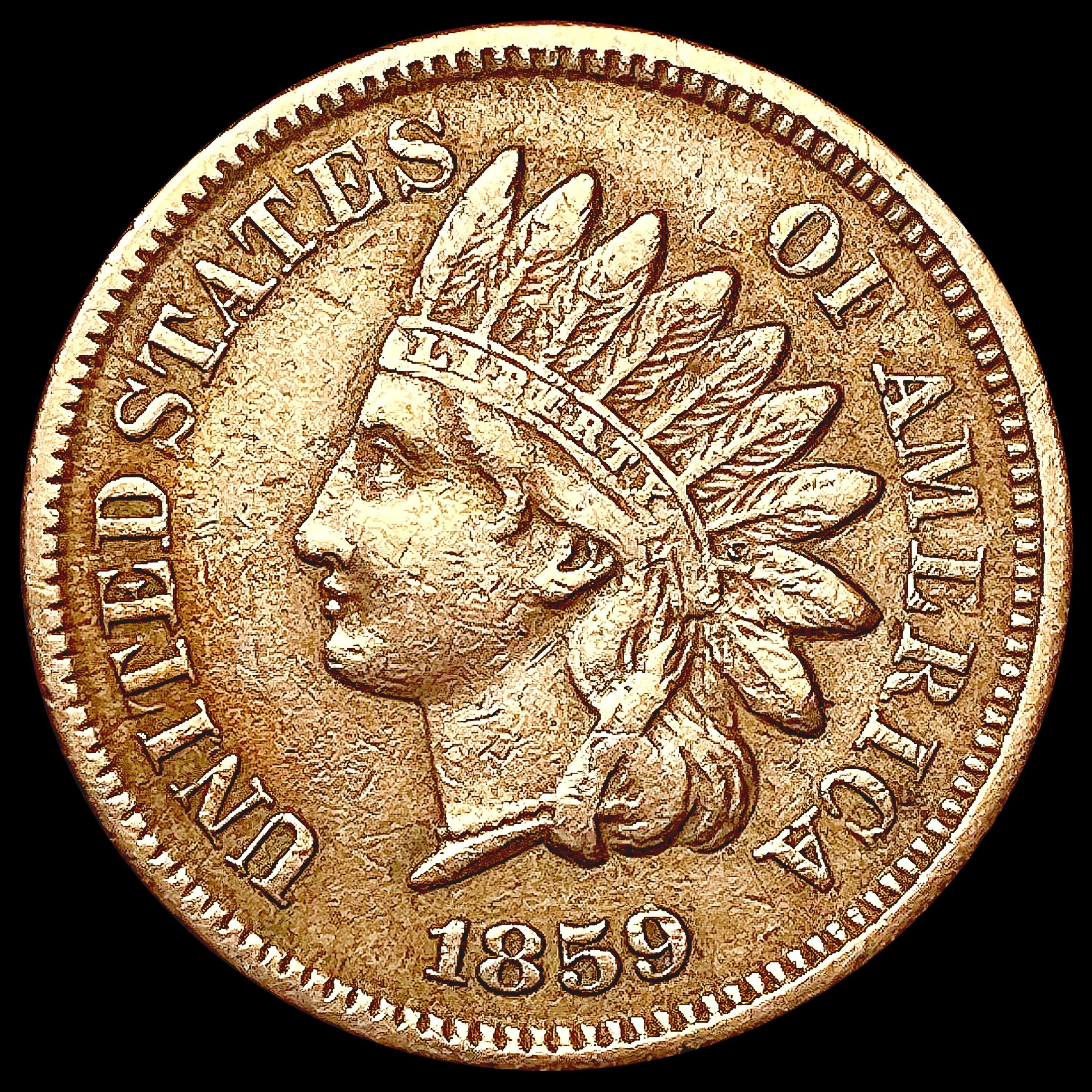 1859 Indian Head Cent CLOSELY UNCIRCULATED