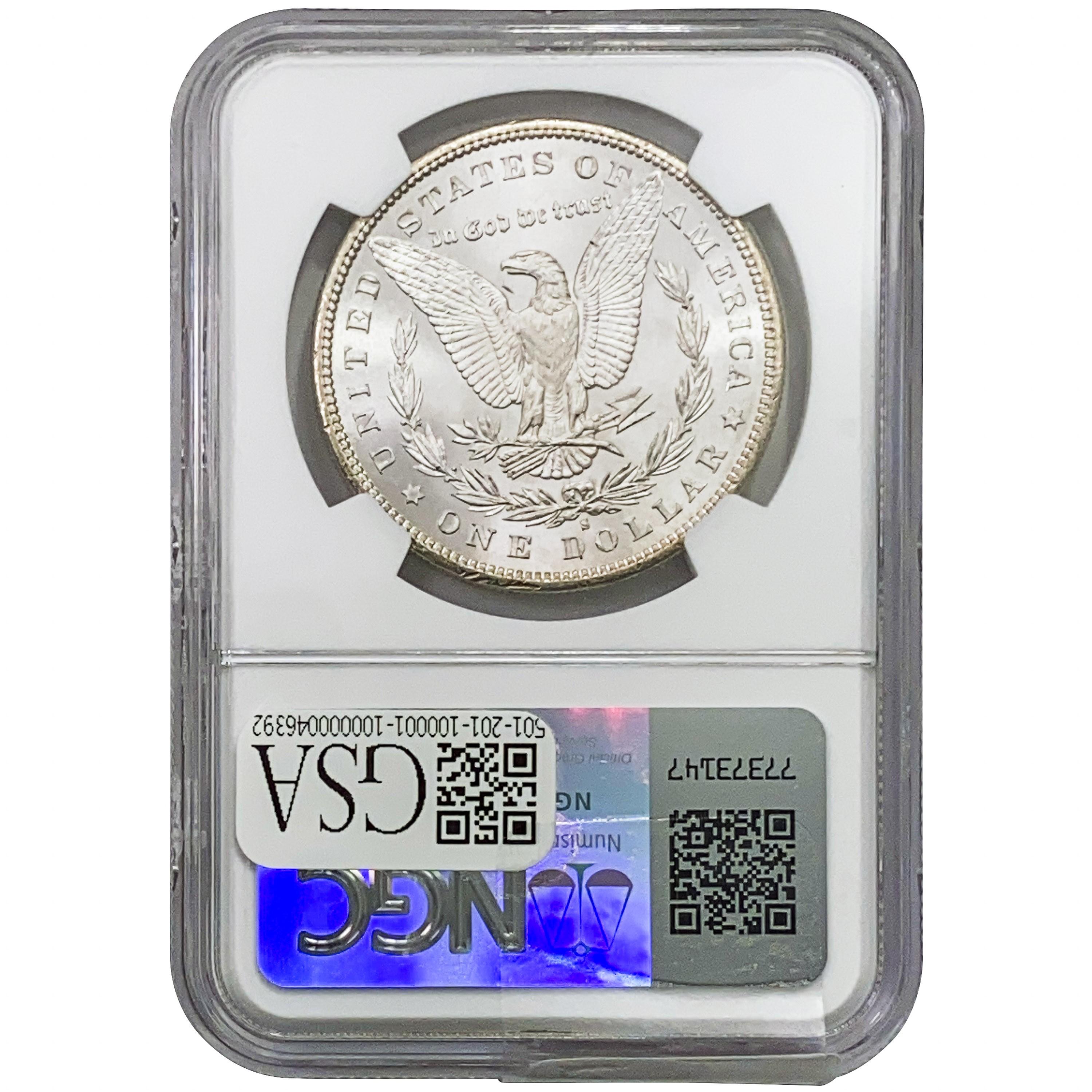 1879-S Morgan Silver Dollar NGC MS66