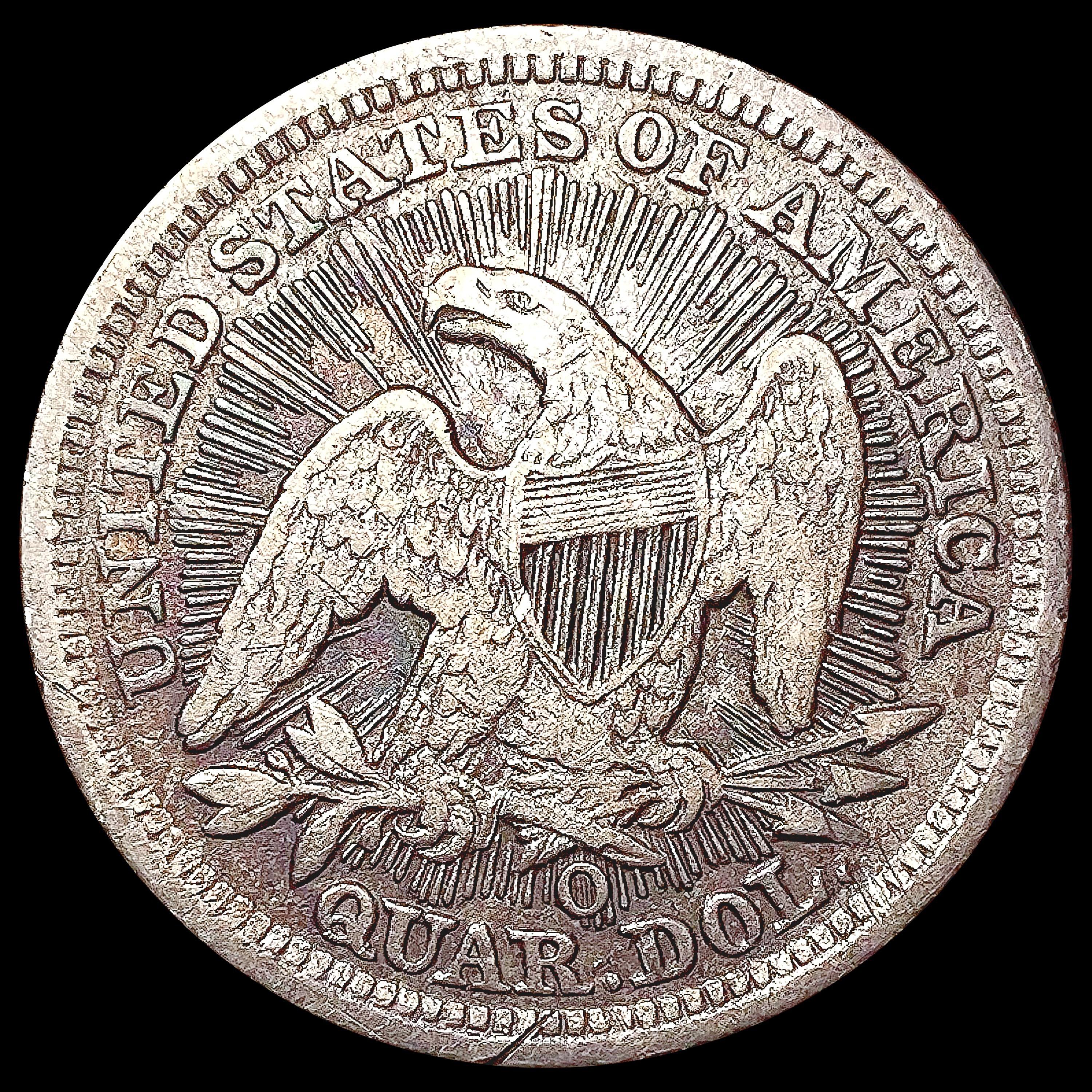 1853-O Seated Liberty Quarter NICELY CIRCULATED