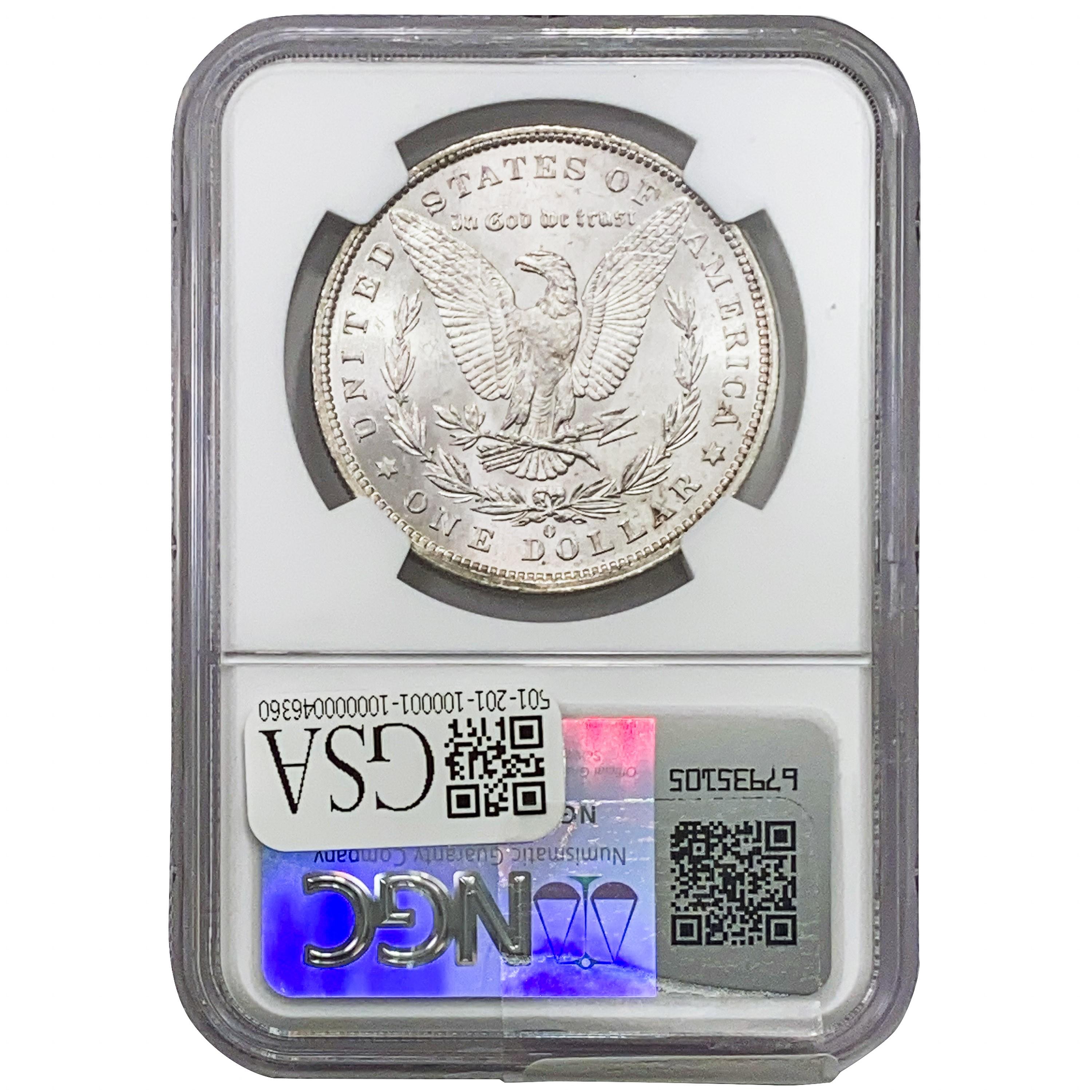 1881-CC Morgan Silver Dollar NGC MS63