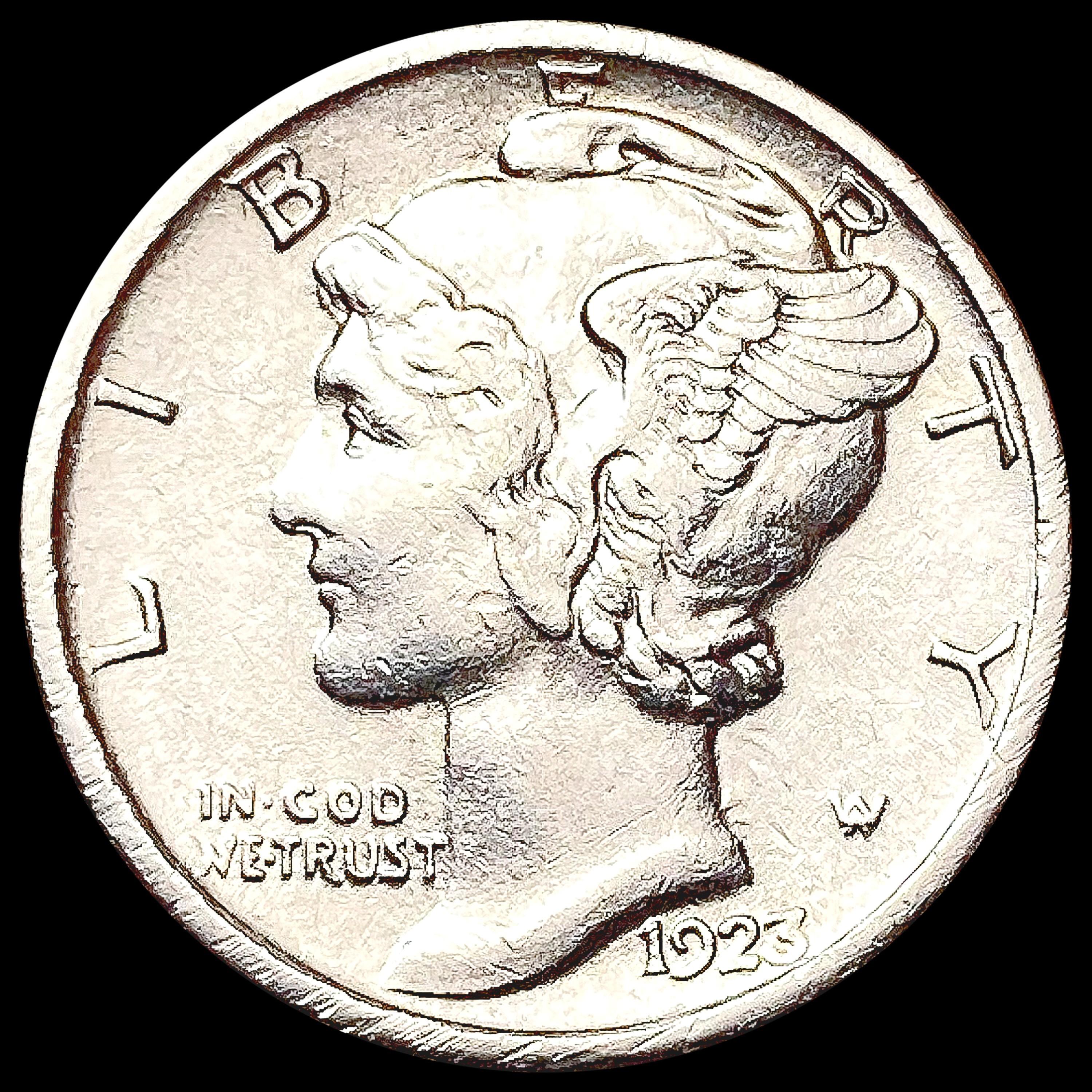 1923-S Mercury Dime UNCIRCULATED