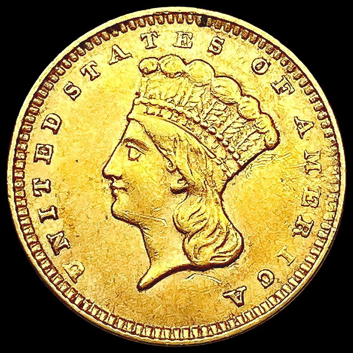 1856 Rare Gold Dollar CHOICE AU