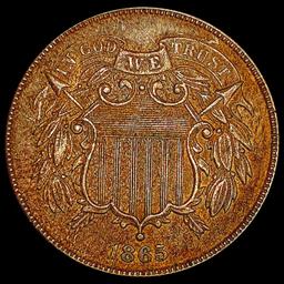 1865 Two Cent Piece CLOSELY UNCIRCULATED