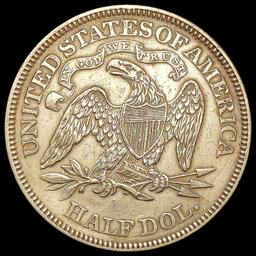 1869 Seated Liberty Half Dollar CLOSELY UNCIRCULAT