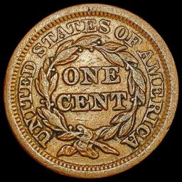 1853 Braided Hair Large Cent NEARLY UNCIRCULATED