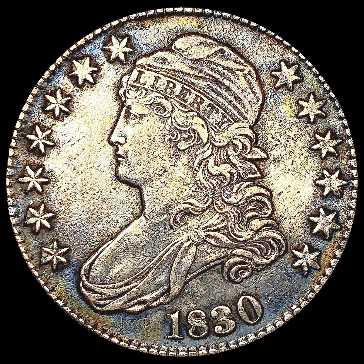 1830 Capped Bust Half Dollar CLOSELY UNCIRCULATED