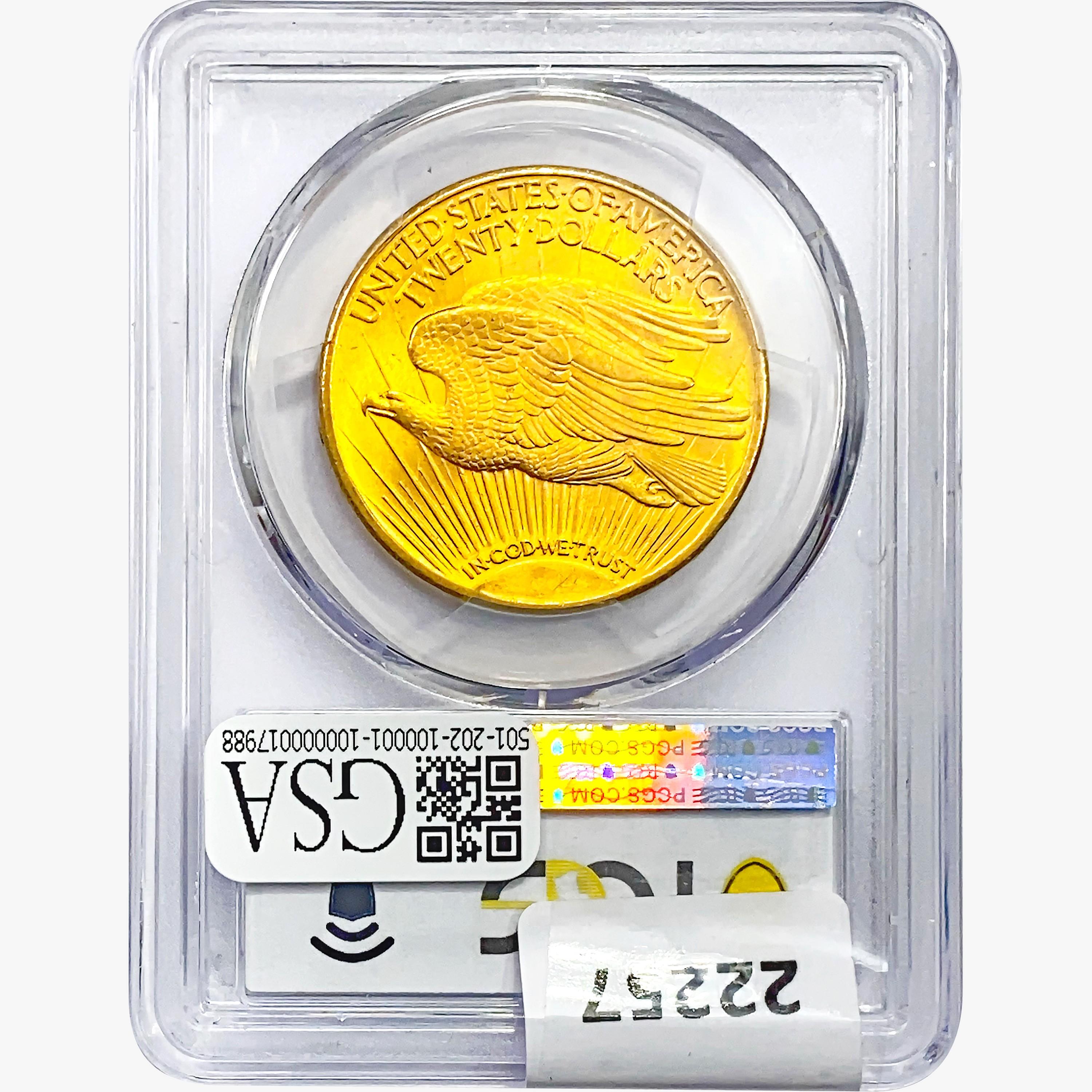 1924 $20 Gold Double Eagle PCGS MS62