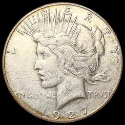 1927-S Silver Peace Dollar LIGHTLY CIRCULATED