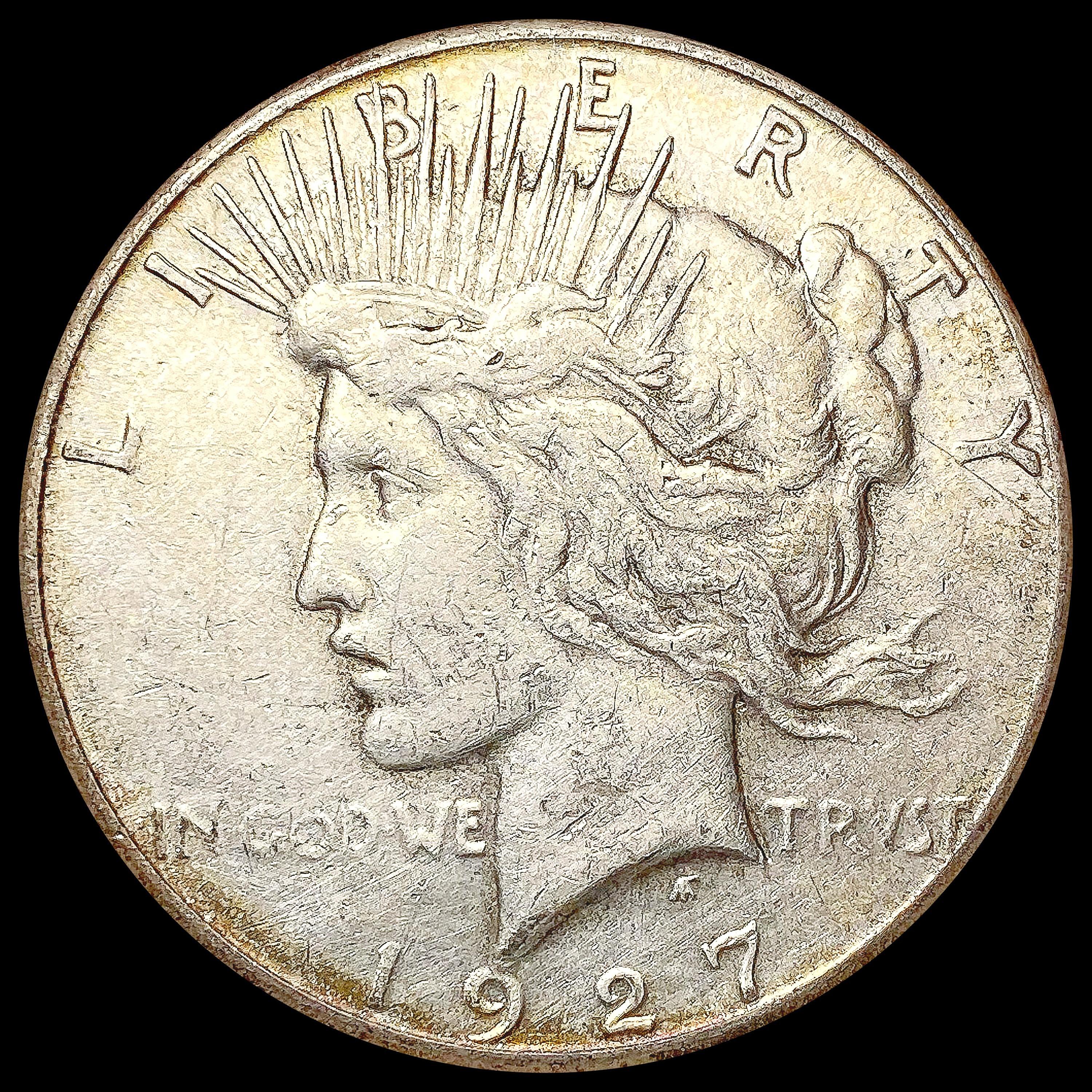 1927-S Silver Peace Dollar LIGHTLY CIRCULATED