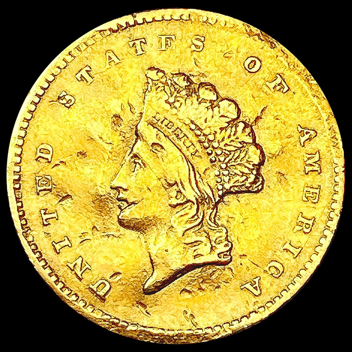 1855 Rare Gold Dollar NICELY CIRCULATED