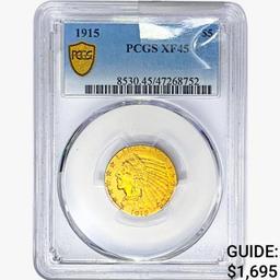 1915 $5 Gold Half Eagle PCGS XF45