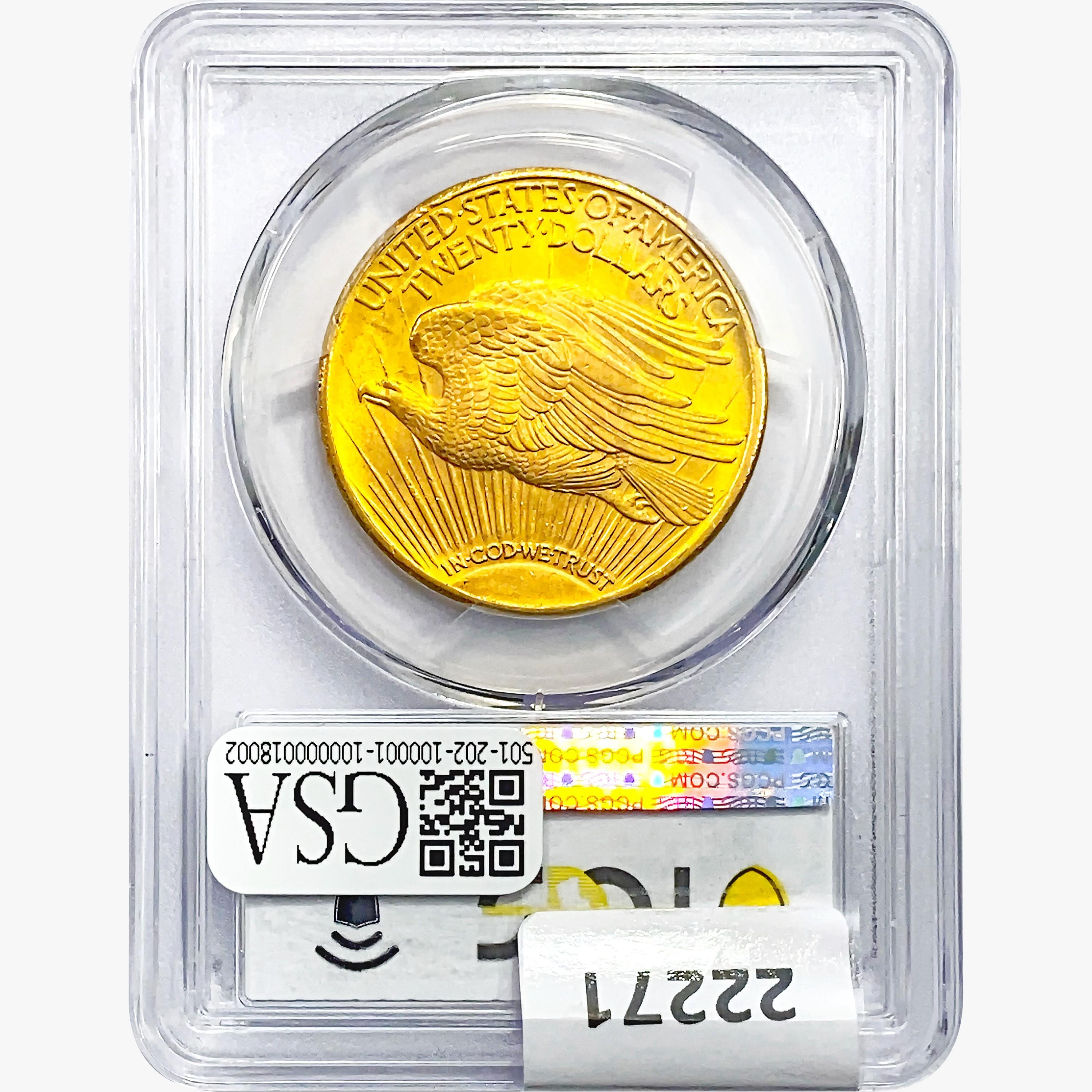 1924 $20 Gold Double Eagle PCGS MS65