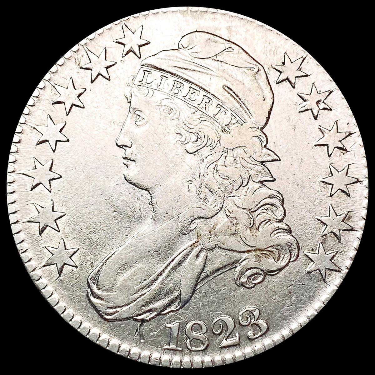 1823 Capped Bust Half Dollar CLOSELY UNCIRCULATED