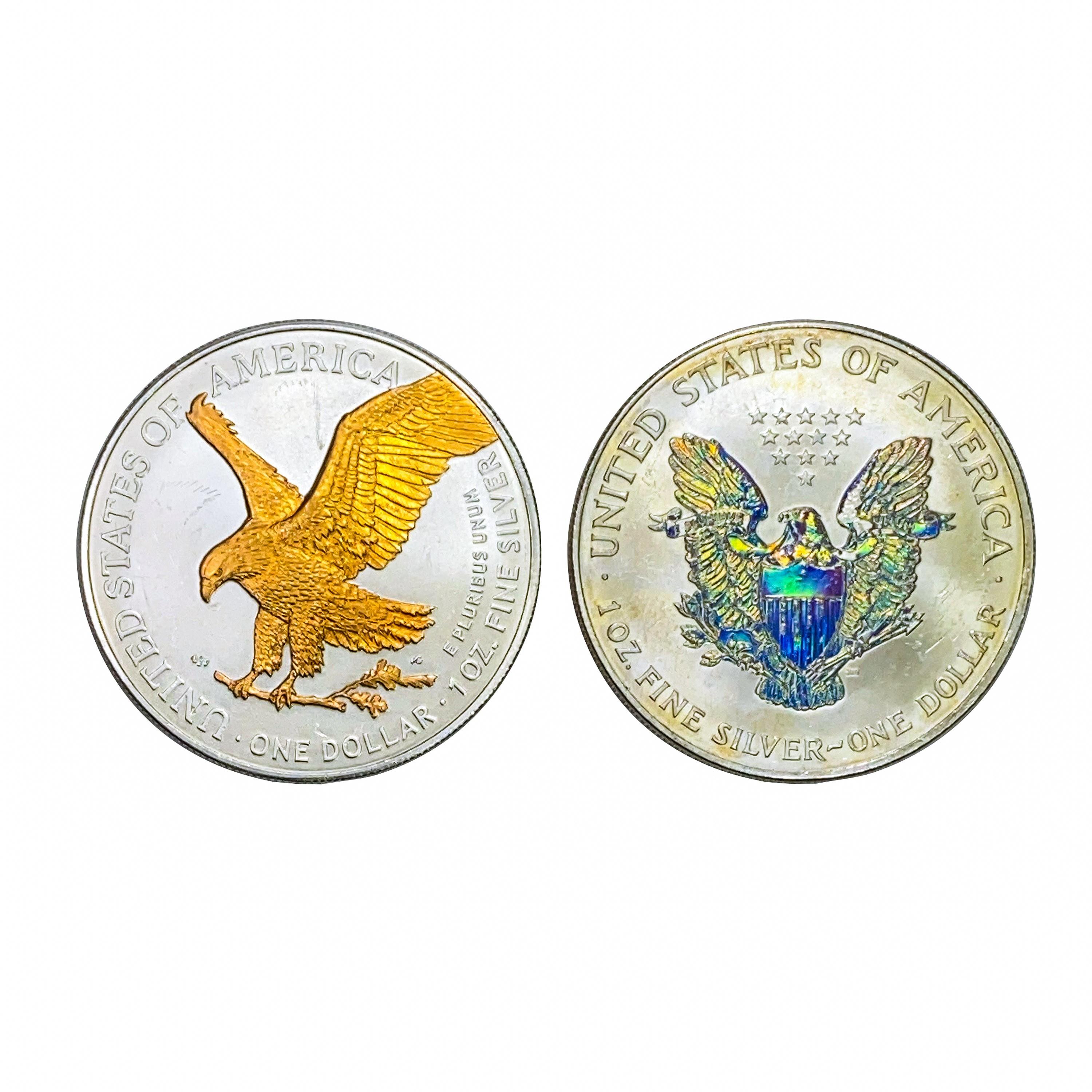 Colorized Silver Eagles [20]