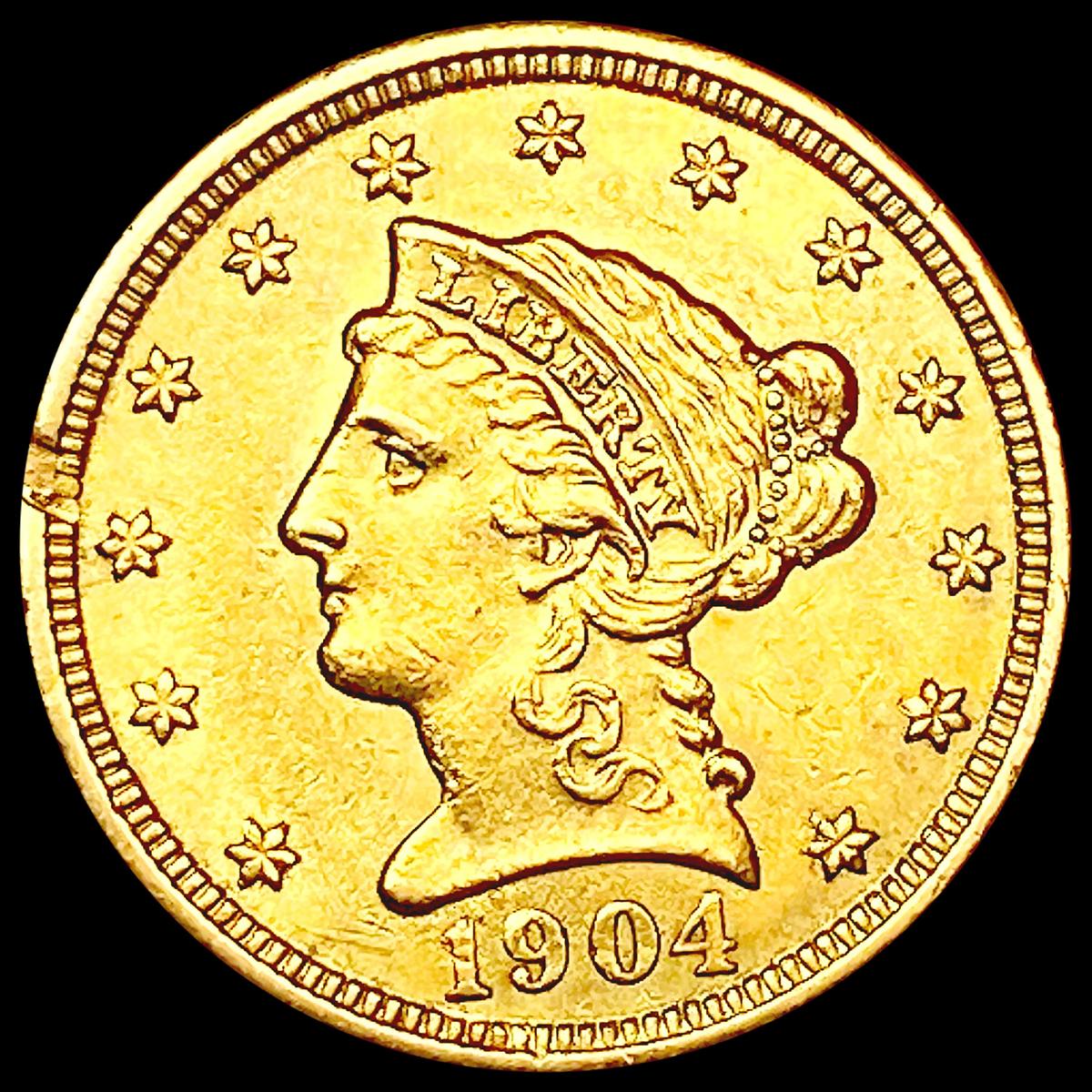 1904 $2.50 Gold Quarter Eagle UNCIRCULATED