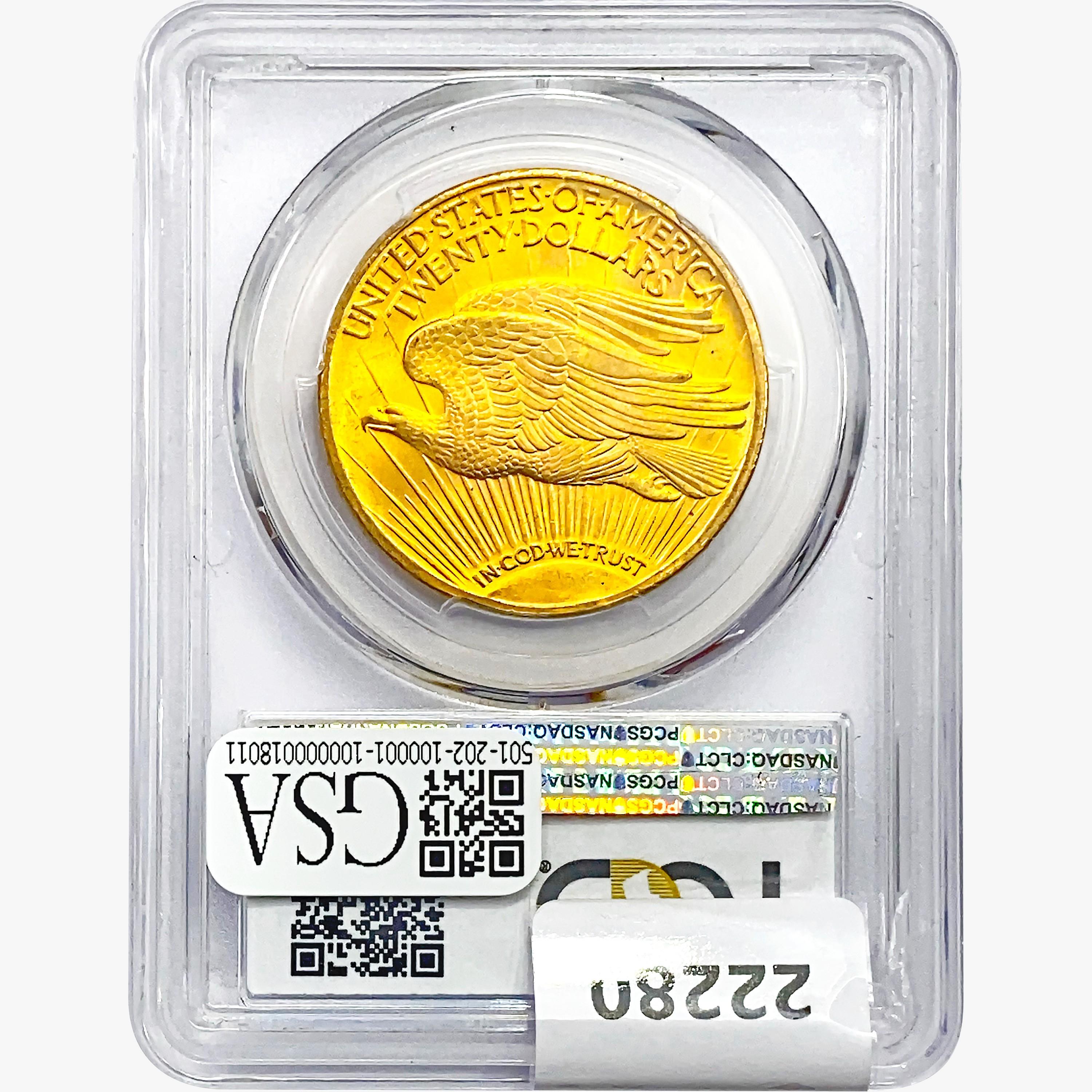 1924 $20 Gold Double Eagle PCGS MS64+