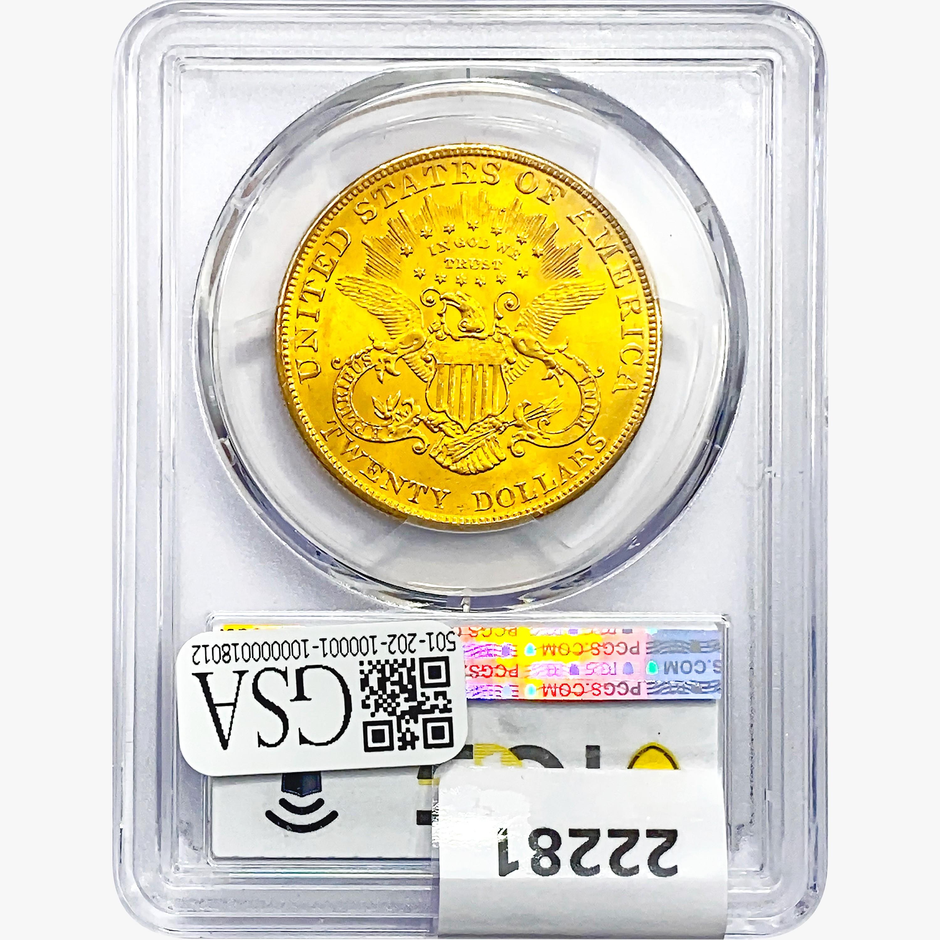 1904 $20 Gold Double Eagle PCGS MS64